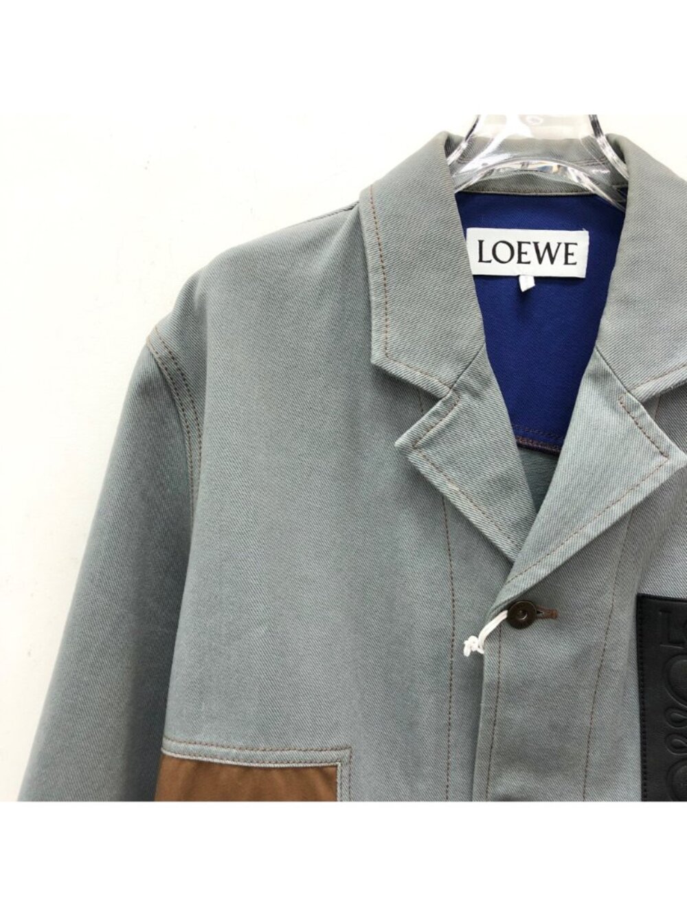 Loewe Color-Block Cotton Jacket - Picture 3 of 9